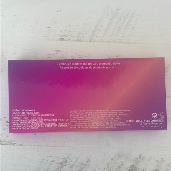 VIOLET VOSS Violet Sunset Eyeshadow + Pressed Pigment Palette | 10 Shades New - Picture 3 of 3